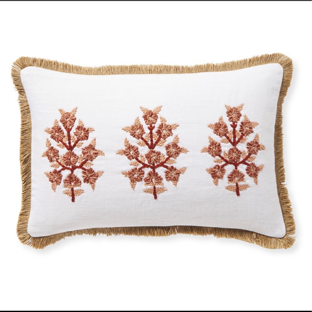Serena & Lily Morningside Pillow Cover Terracotta